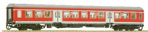 Passenger car 2nd class(regional red livery)<br /><a href='images/pictures/Tillig/13660.jpg' target='_blank'>Full size image</a>